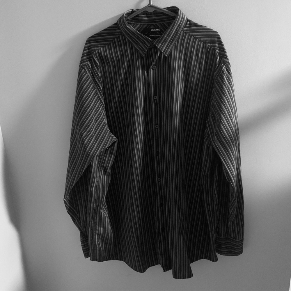 Murano Modern Comfort Button Down Long Sleeve 2XT